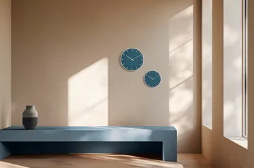 Orologio City Hall Arne Jacobsen - Blu, Ø29 cm - Arne Jacobsen Clocks