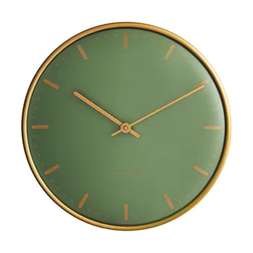 Orologio City Hall Arne Jacobsen - Verde, Ø21 cm - Arne Jacobsen Clocks