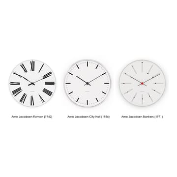 Orologio da parete Bankers Arne Jacobsen - Ø 290 mm - Arne Jacobsen Clocks