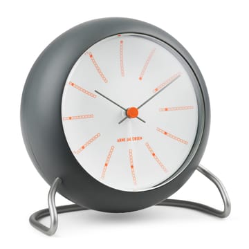 Orologio da tavolo AJ Bankers Ø 11 cm - Grigio scuro - Arne Jacobsen Clocks