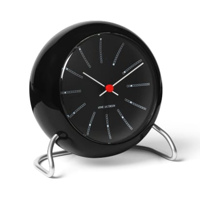 Orologio da tavolo AJ Bankers - Nero - Arne Jacobsen Clocks