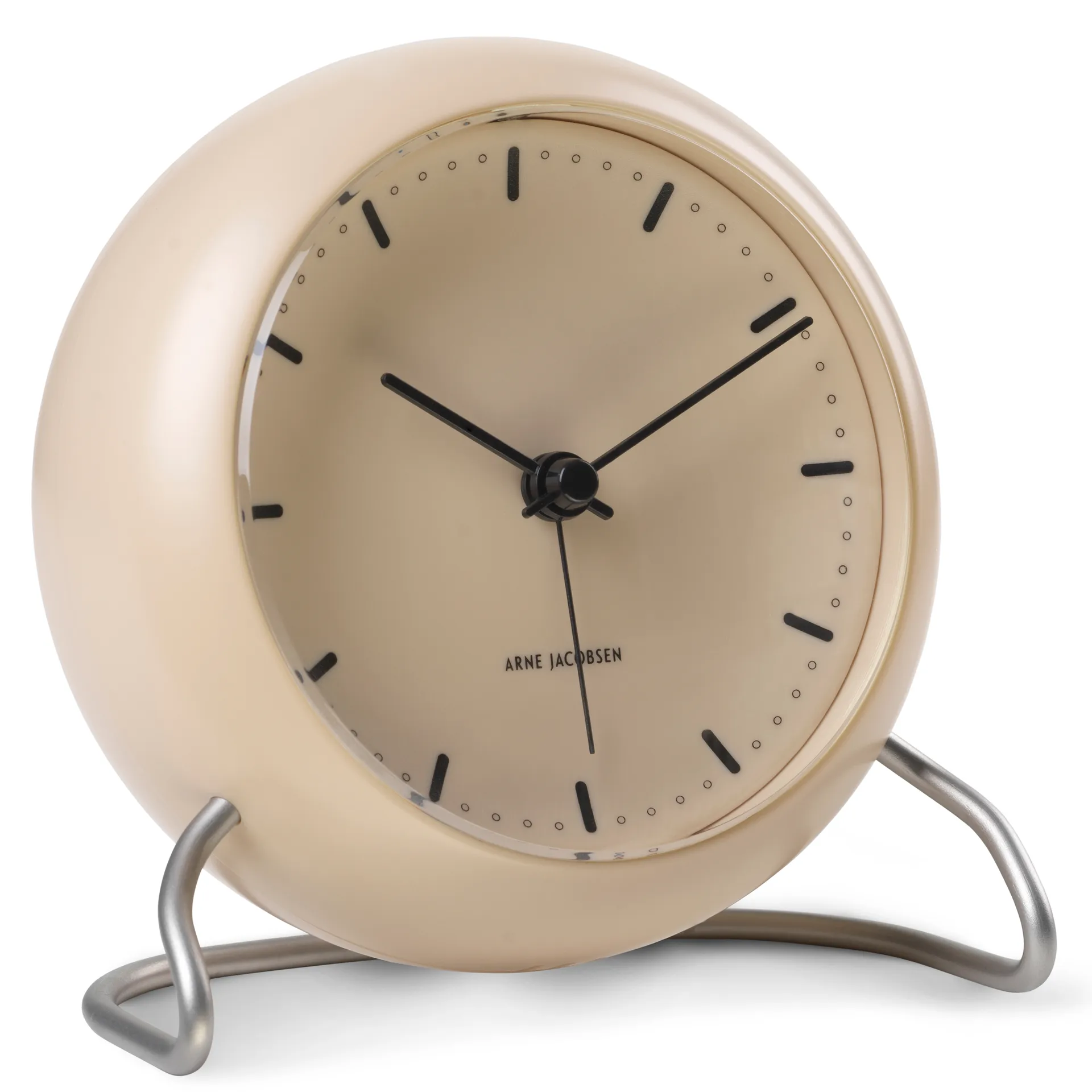 Orologio da tavolo AJ City Hall, sandy beige Arne Jacobsen Clocks