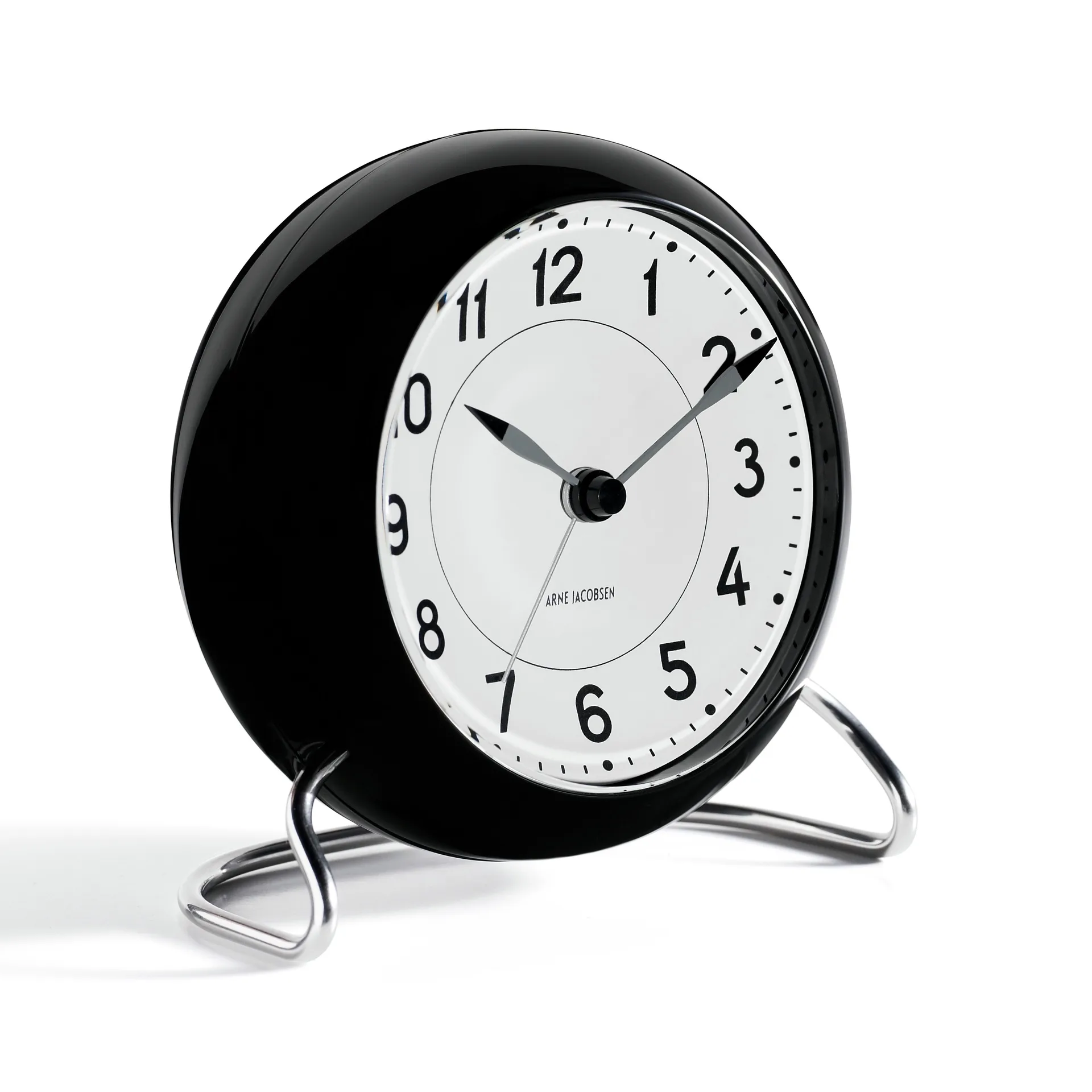 Orologio da tavolo AJ Station, nero Arne Jacobsen Clocks