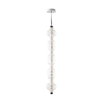 Alambicco pendente verticale, controllato via app - 5 cupole in vetro - Artemide