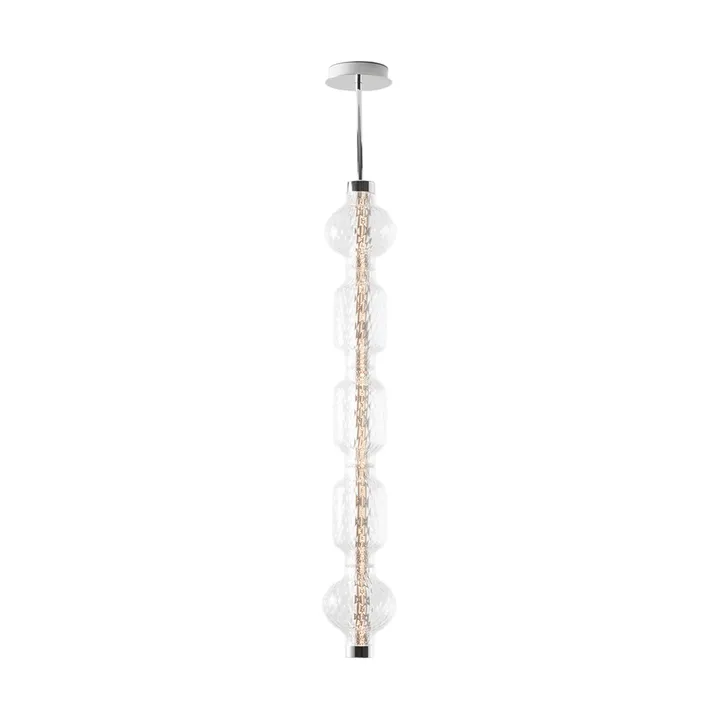 Alambicco pendente verticale, controllato via app - 5 cupole in vetro - Artemide
