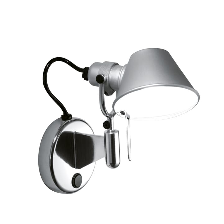 Applique da parete Tolomeo Micro Faretto - Aluminium (med på/avknapp) - Artemide