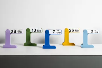 Calendario perpetuo Timor - Azzurro chiaro - Artemide