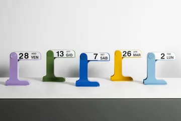 Calendario perpetuo Timor - Giallo - Artemide
