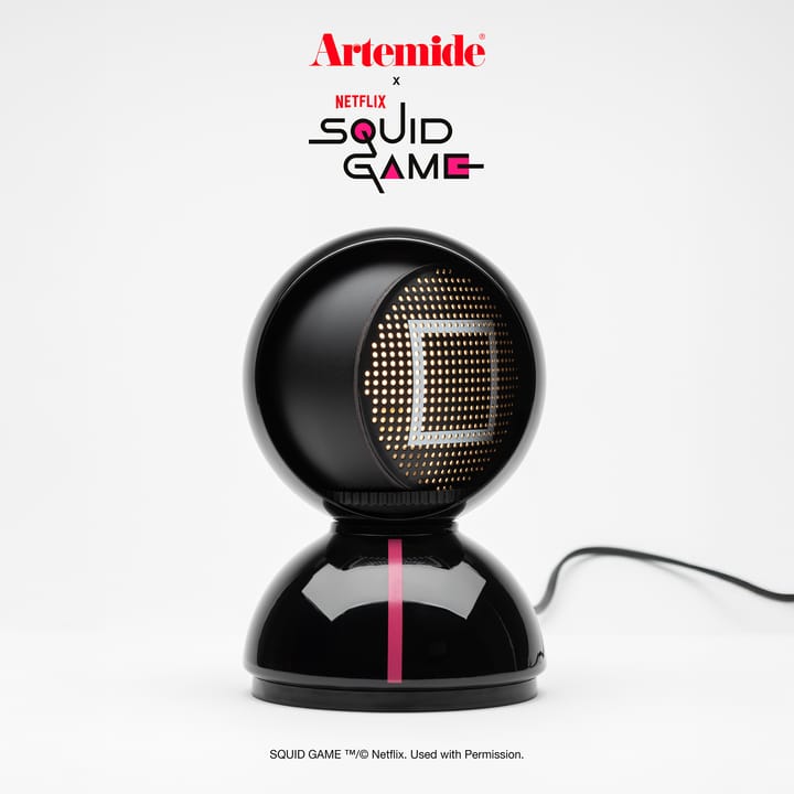 Eclisse x Squid Game lampada da tavolo Edizione Speciale, Guard nero Artemide
