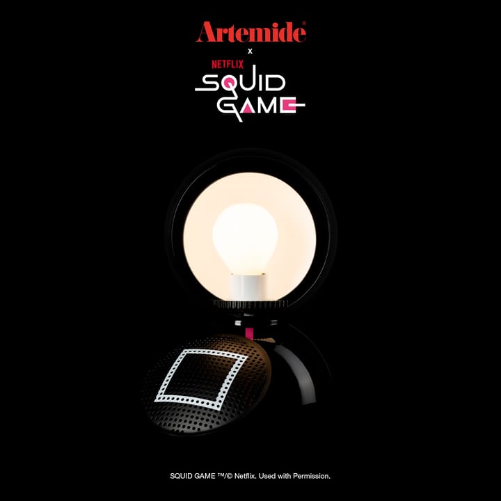 Eclisse x Squid Game lampada da tavolo Edizione Speciale, Guard nero Artemide