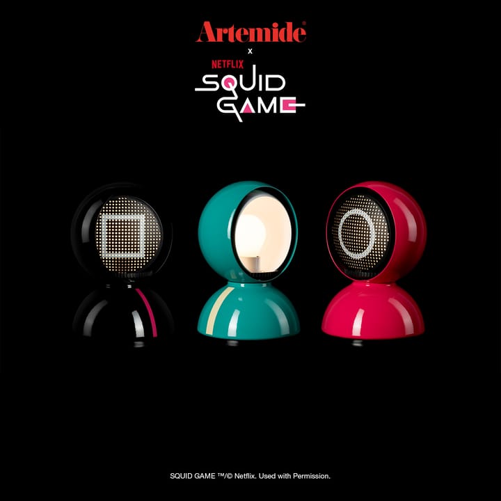 Eclisse x Squid Game lampada da tavolo Edizione Speciale, Guard nero Artemide