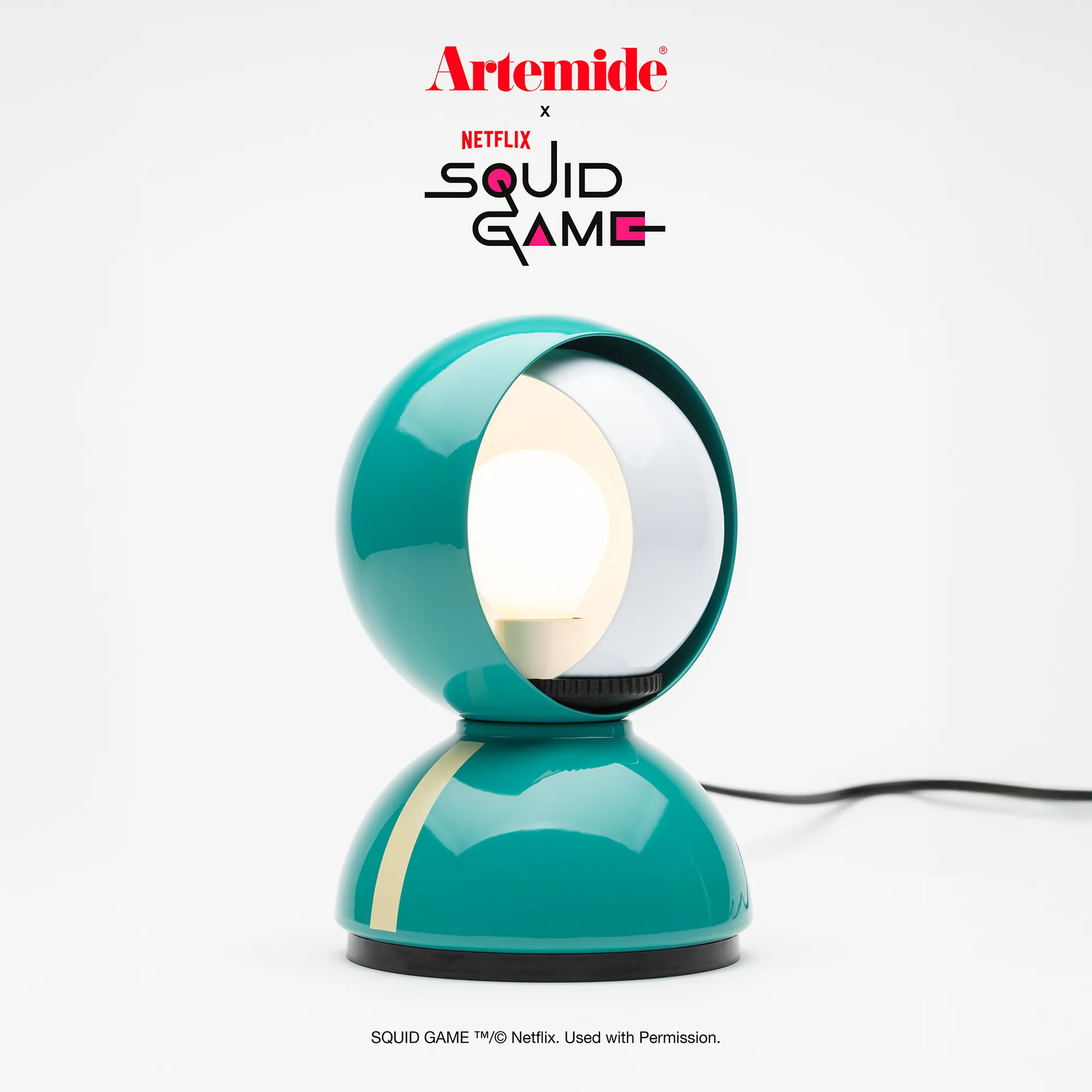 Eclisse x Squid Game lampada da tavolo Edizione Speciale, Player Artemide