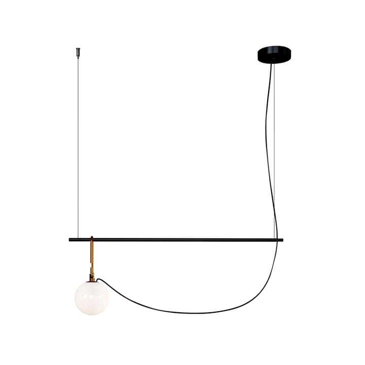 Lampada a sospensione nh S1 14 - Black-brass - Artemide