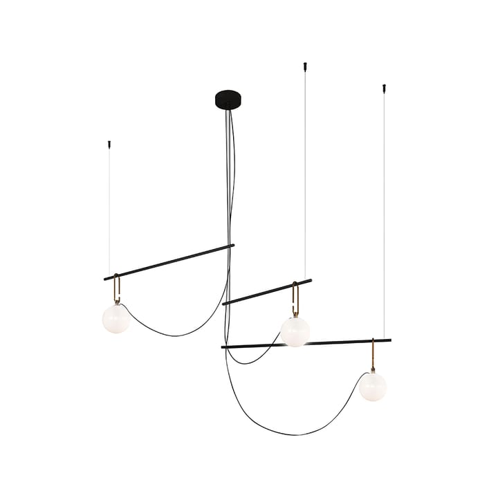 Lampada a sospensione nh S1 14 - Black-brass - Artemide