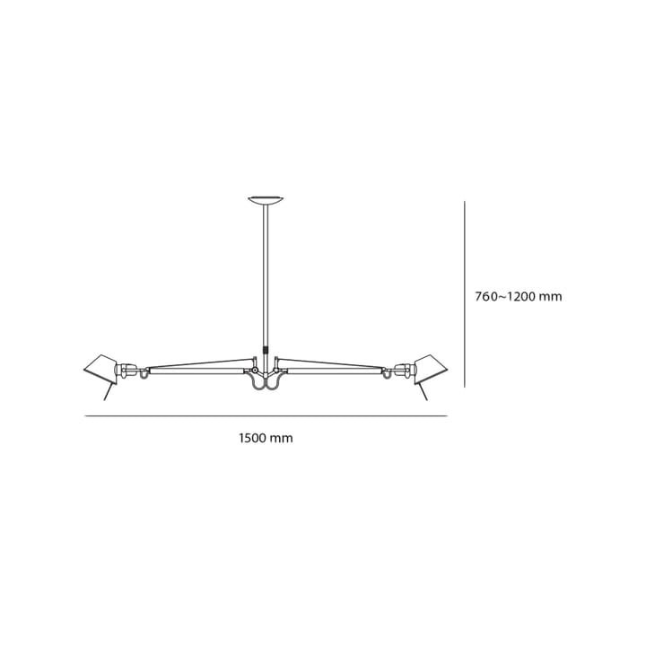 Lampada a sospensione Tolomeo - Aluminium - Artemide