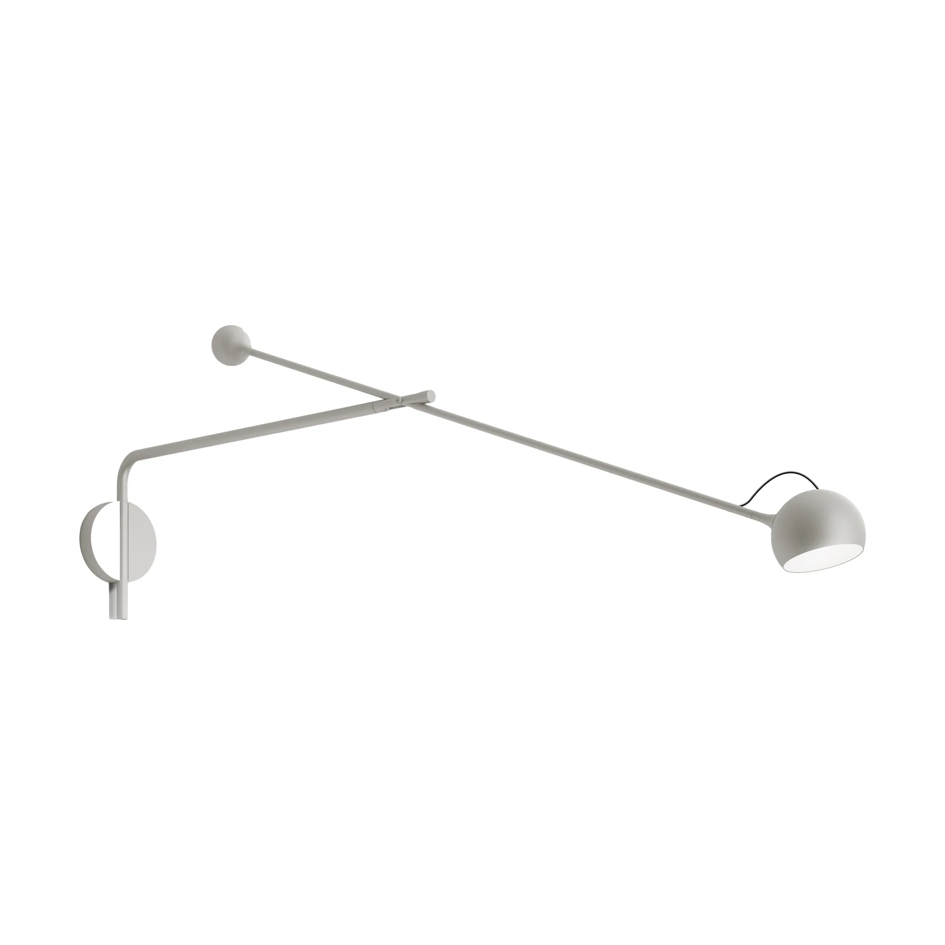 Lampada da parete Ixa L, Bianco-grigio Artemide