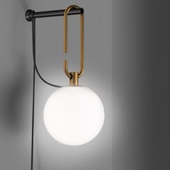 Lampada da parete nh - Black-brass - Artemide