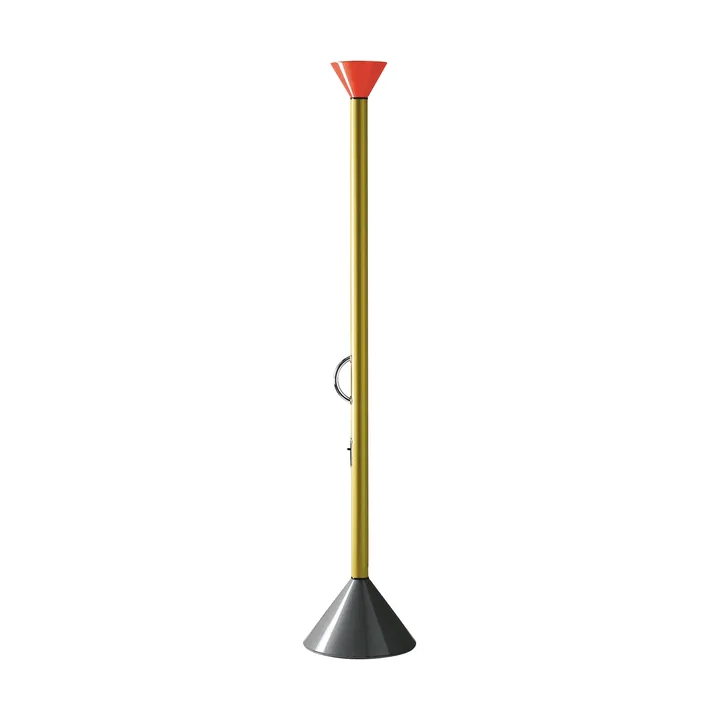 Lampada da pavimento LED Callimaco Ø39x200 cm - Rosso-giallo-grigio - Artemide