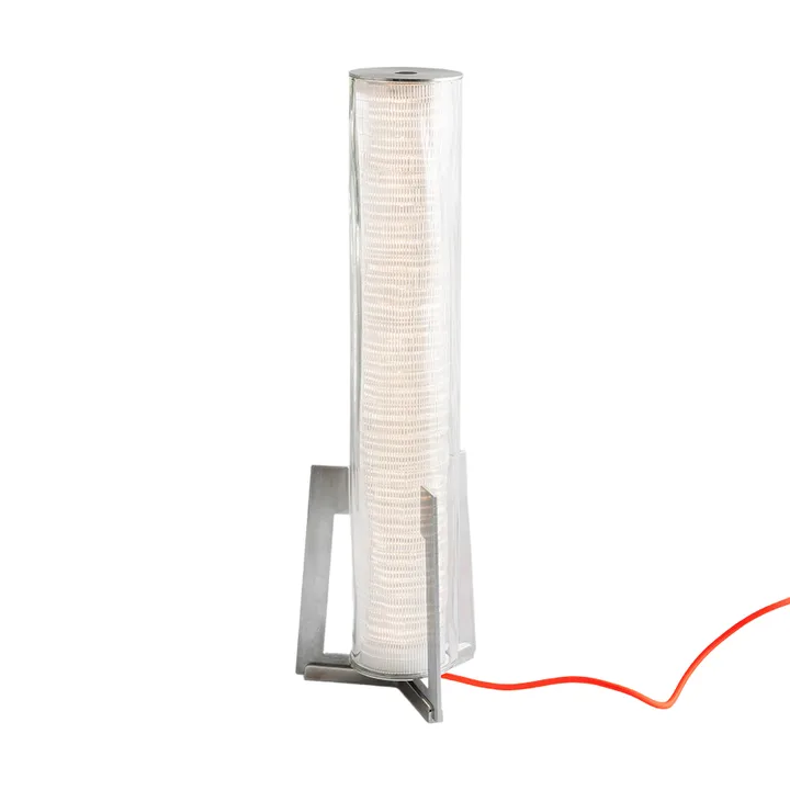 Lampada da tavolo Criosfera Verticale - Glass-silver - Artemide