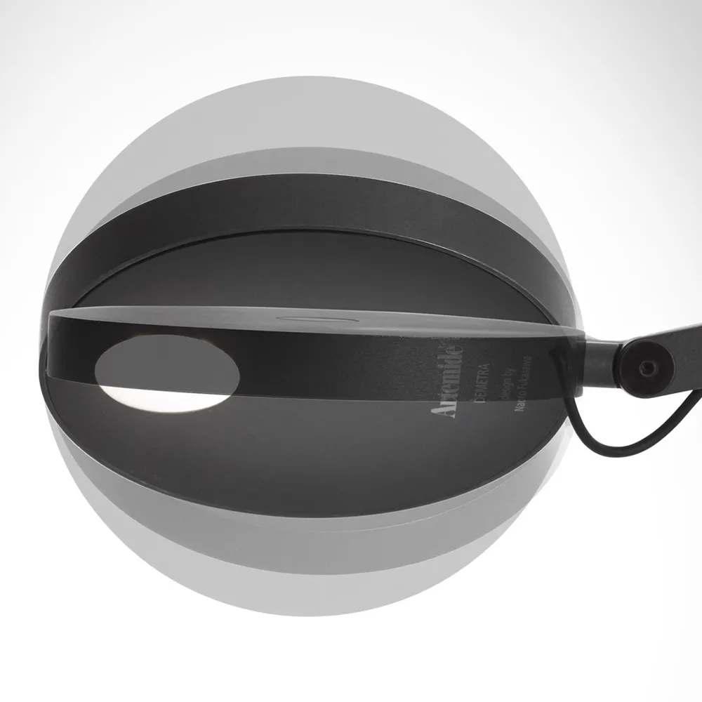 Lampada da tavolo Demetra - Glossy black,  Artemide