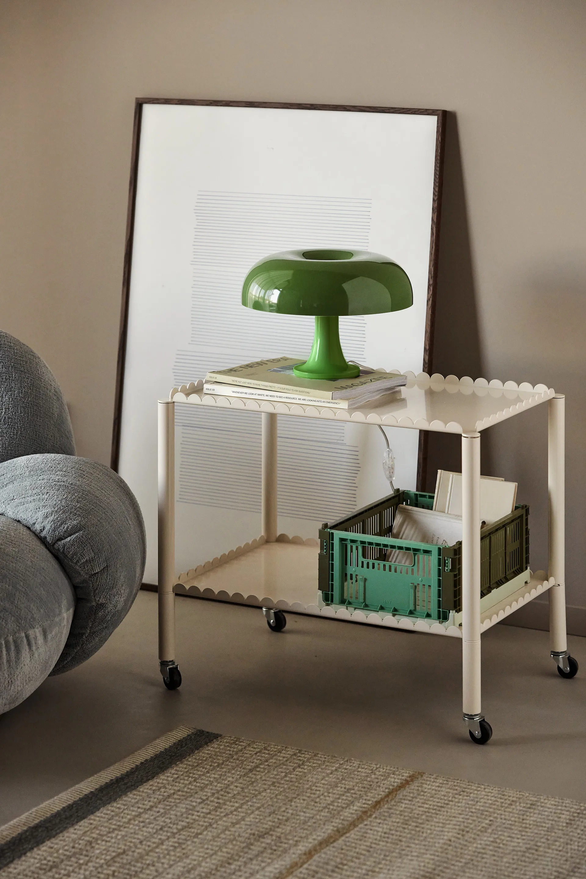 Lampada da tavolo Nessino edizione speciale Ø32 cm, Verde Artemide