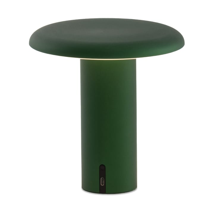 Lampada da tavolo portatile Takku 19 cm - Anodized green - Artemide
