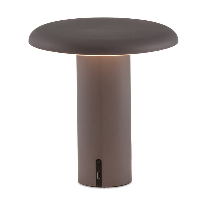 Lampada da tavolo portatile Takku 19 cm - Anodized grey - Artemide