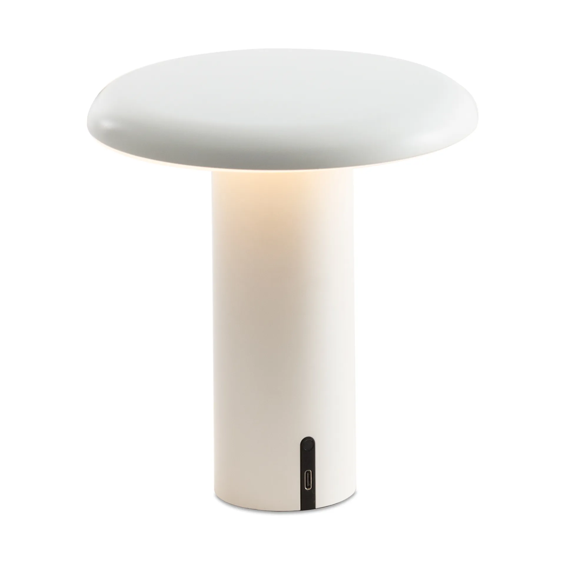 Lampada da tavolo portatile Takku 19 cm, Varnished white Artemide