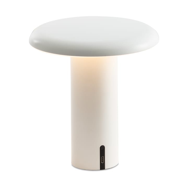 Lampada da tavolo portatile Takku 19 cm - Varnished white - Artemide