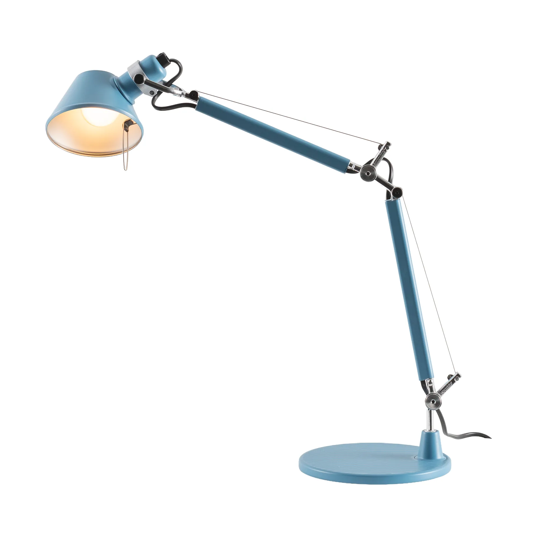 Lampada da tavolo Tolomeo micro, Azzurro chiaro Artemide