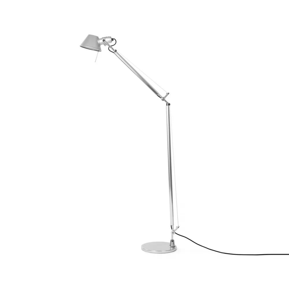 Lampada da terra Tolomeo Reading E27, Aluminium Artemide