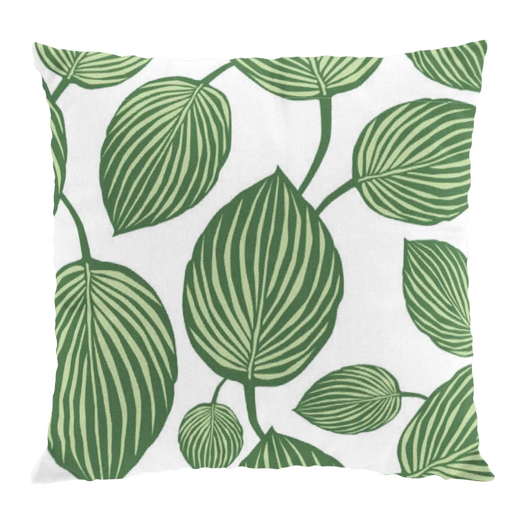 Copricuscino Lyckans blad 45x45 cm, verde Arvidssons Textil