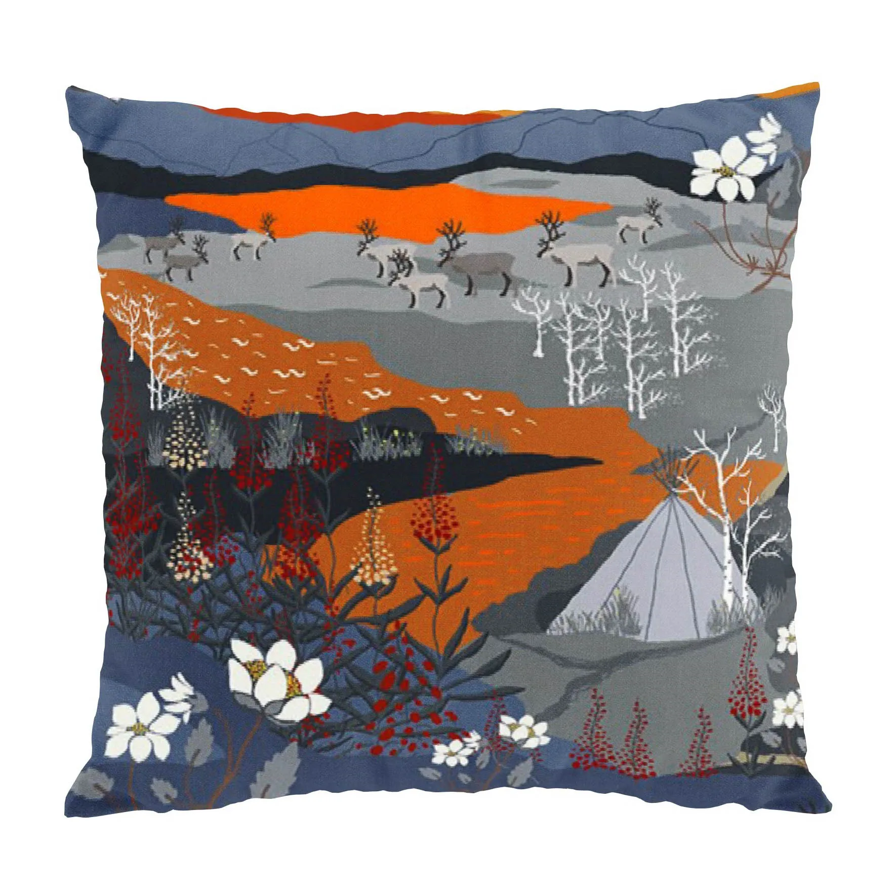 Federa Fjällvandring, 47x47 cm, Arancione Arvidssons Textil