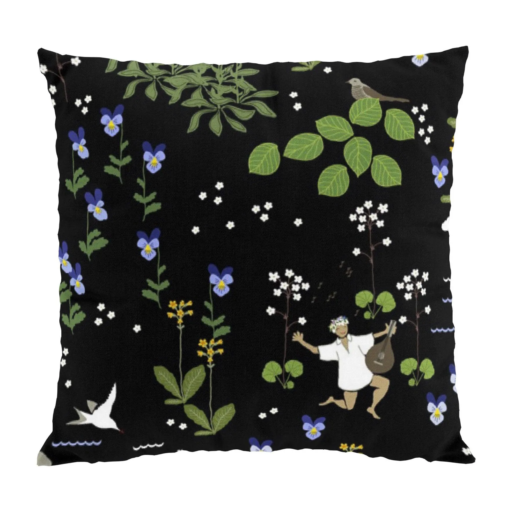 Federa Rönnerdahl 47x47 cm, Nero-verde Arvidssons Textil