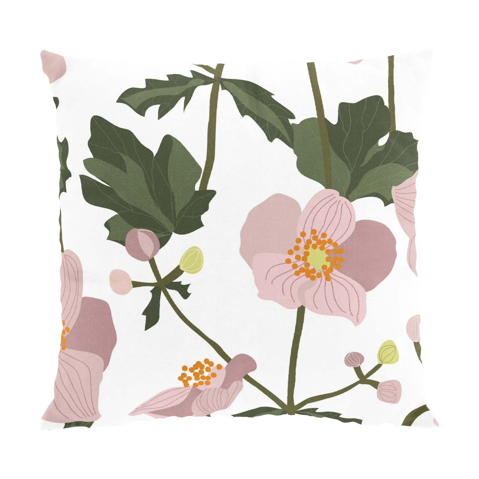 Fodera per cuscino Anemon 47x47 cm, Rosa Arvidssons Textil