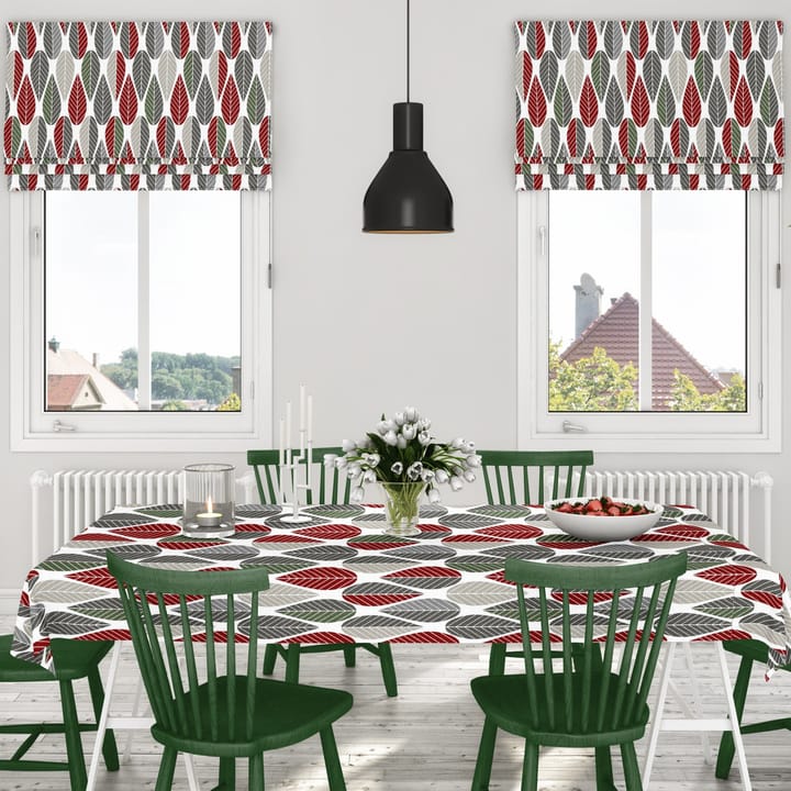 Tela cerata Blader - rosso-verde - Arvidssons Textil