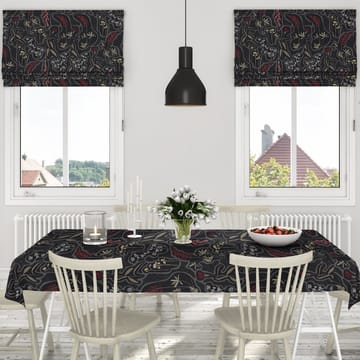 Tela cerata Florens - nero-rosso - Arvidssons Textil