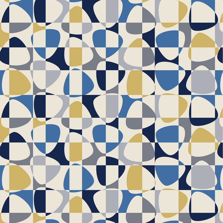 Tela cerata Mosaik - blu - Arvidssons Textil