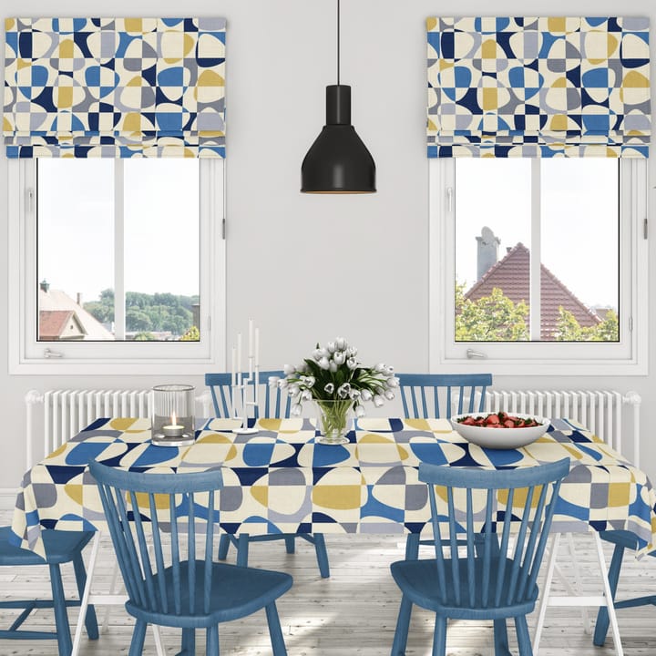 Tela cerata Mosaik, blu Arvidssons Textil