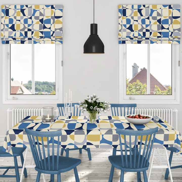 Tela cerata Mosaik - blu - Arvidssons Textil