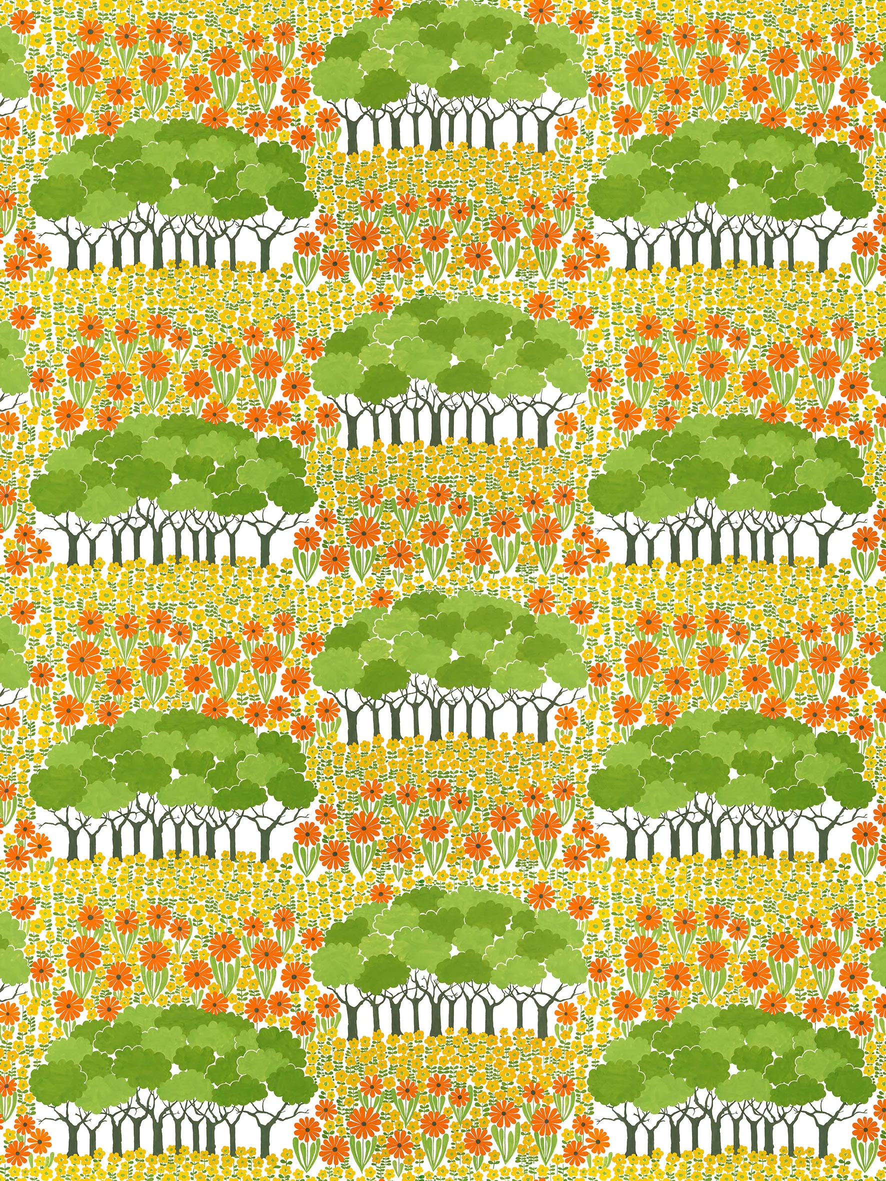 Telo cerato Allé , Giallo-verde Arvidssons Textil