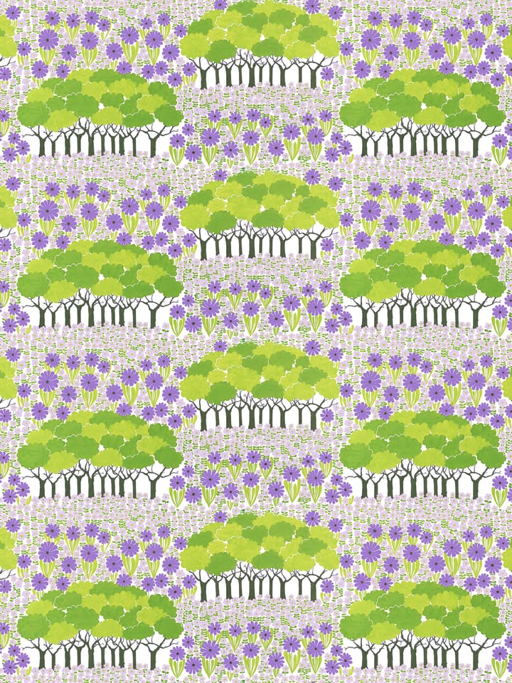 Telo cerato Allé  - Verde-viola - Arvidssons Textil