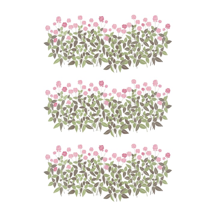 Tessuto Ängsmark - Verde, rosa - Arvidssons Textil