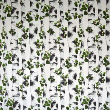 Tessuto Bjork - nero-bianco - Arvidssons Textil