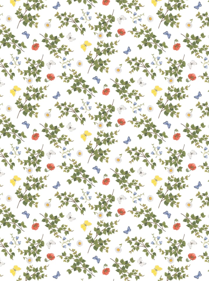 Tessuto björkäng - Verde-multicolore - Arvidssons Textil