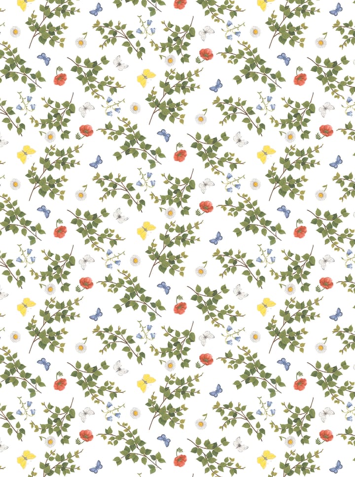 Tessuto björkäng - Verde-multicolore - Arvidssons Textil