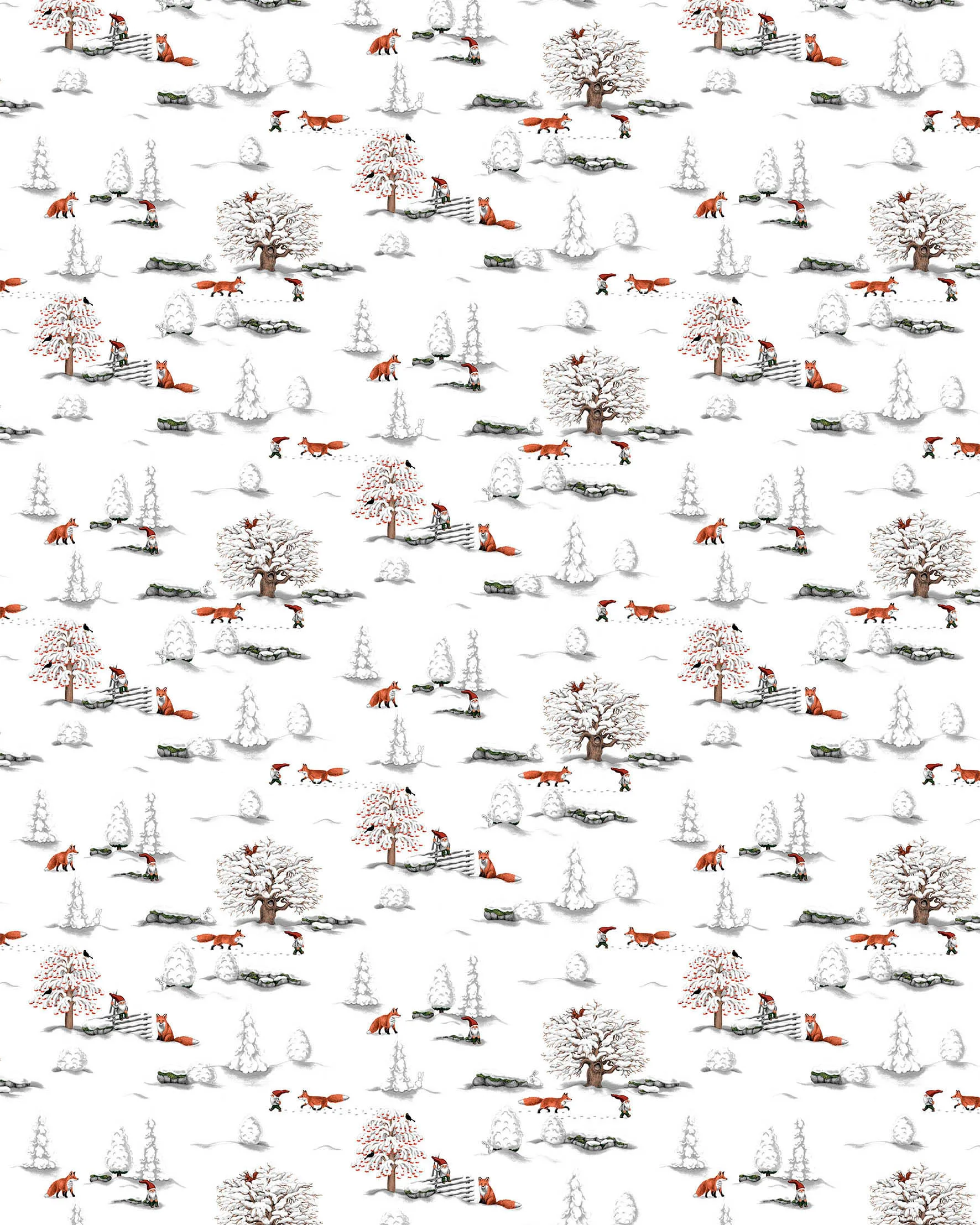 Tessuto Ekhagen, Bianco sporco Arvidssons Textil