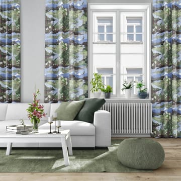Tessuto Fjällvandring - Blu-verde - Arvidssons Textil