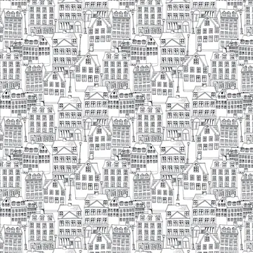 Tessuto Gamlastan - nero-bianco - Arvidssons Textil