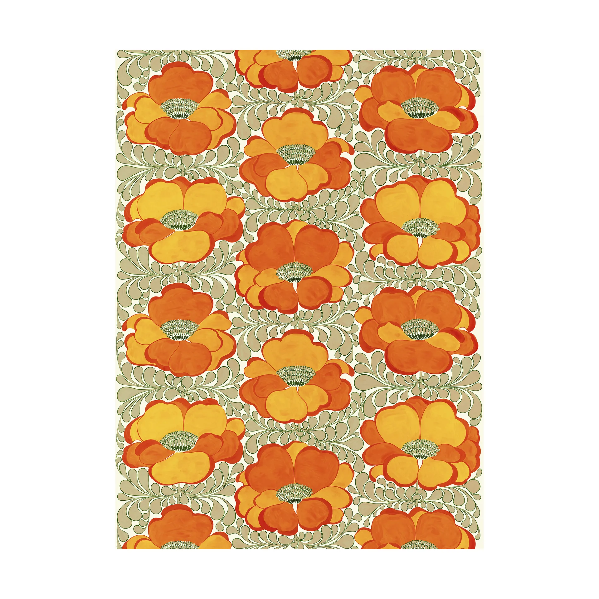 Tessuto Love, Arancio Arvidssons Textil
